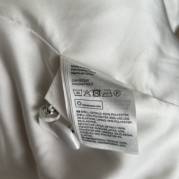 H&M White Blazer. Size 4. - Picture 11 of 11